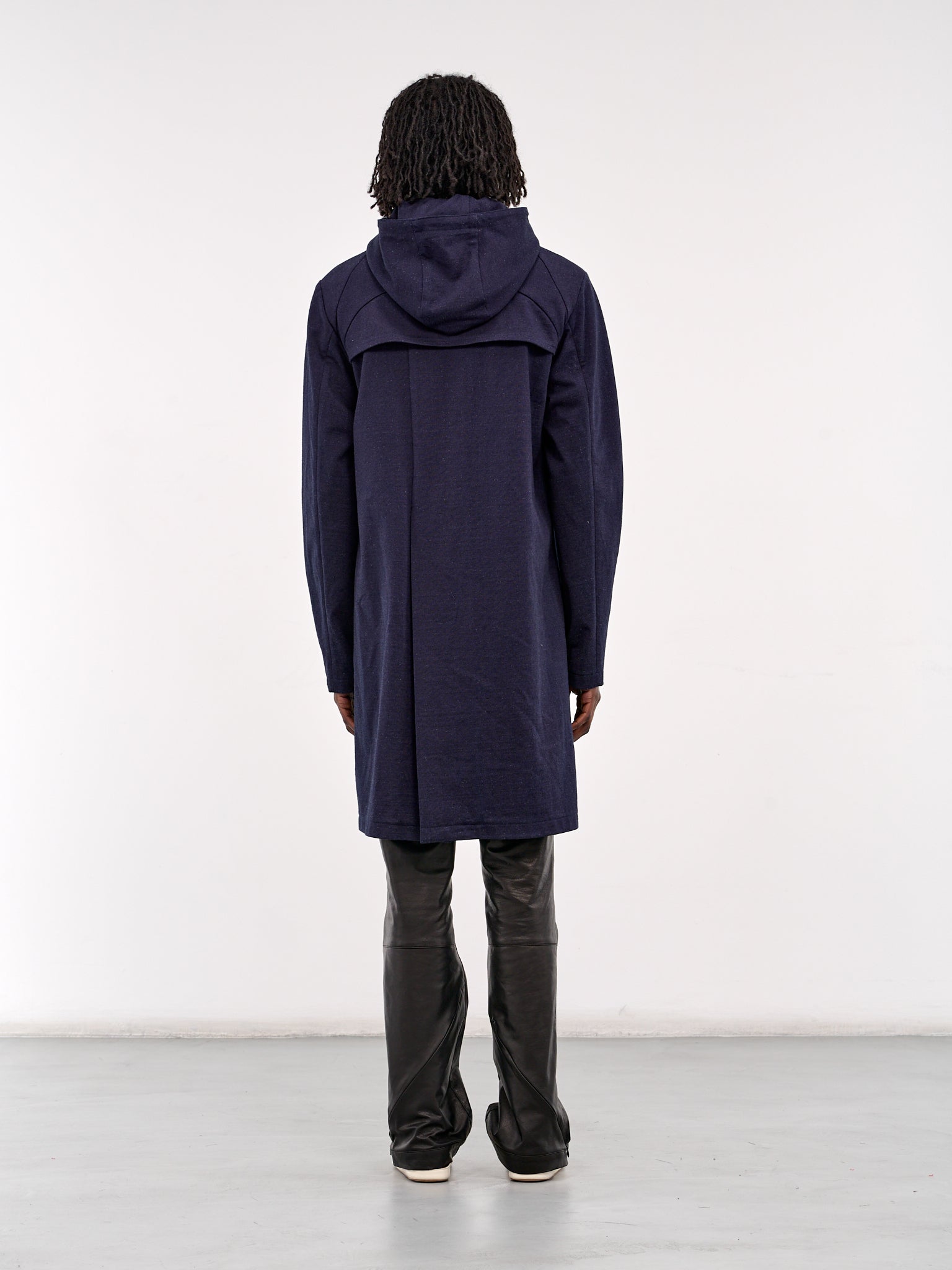 Hooded Jersey Coat (XJ16-INDIGO)