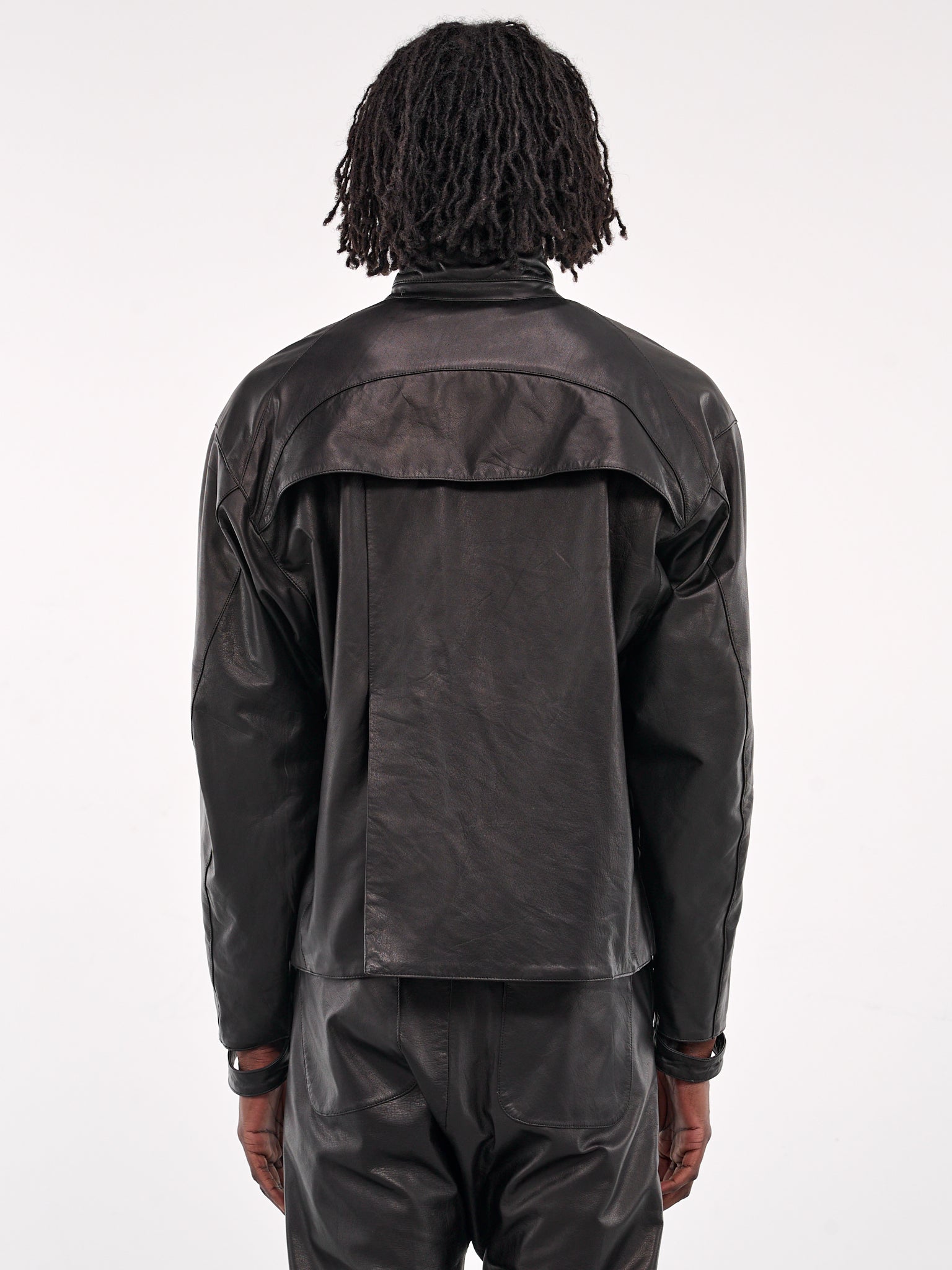 Leather Flight Jacket (XJ17-05-BLACK-LUSTER)