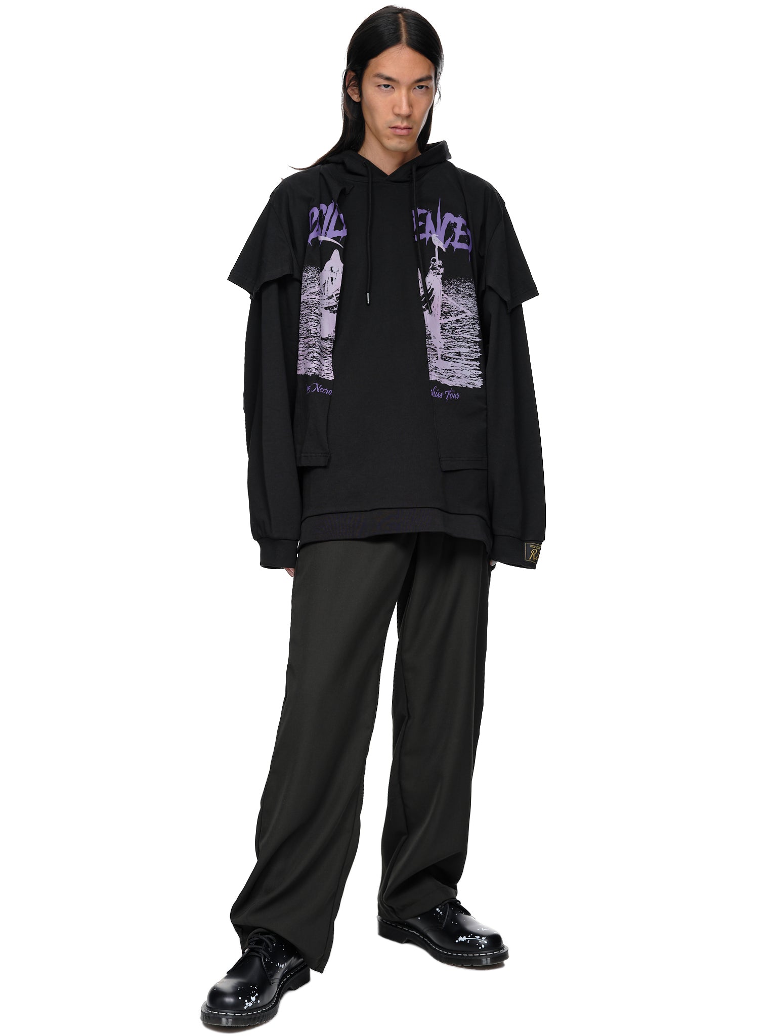 Raf Simons Resilencer Doubled T-shirt Hoodie | H. Lorenzo