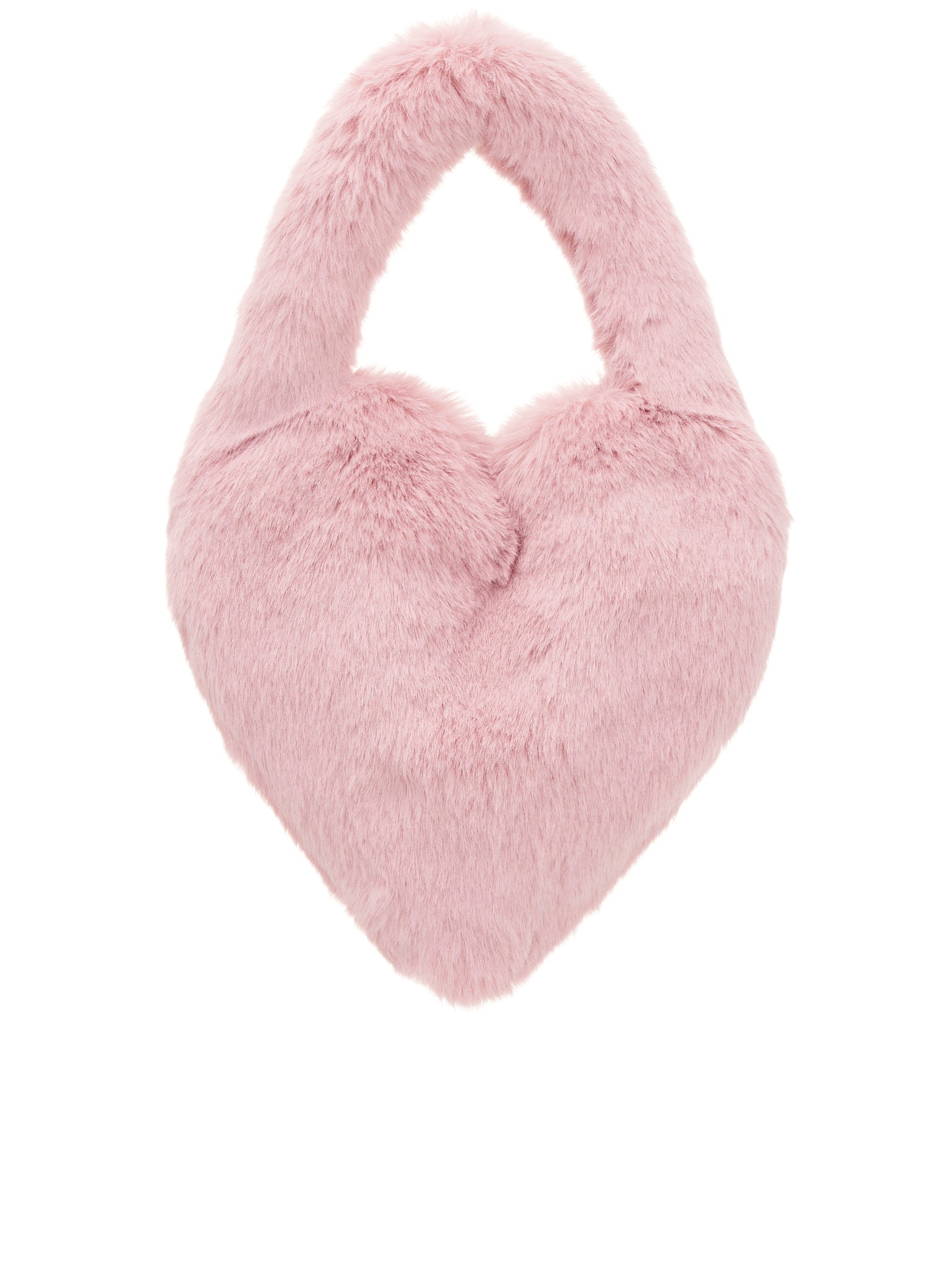 Blumarine 】Faux Fur ピンクハート ハンドバッグ | alfasaac.com