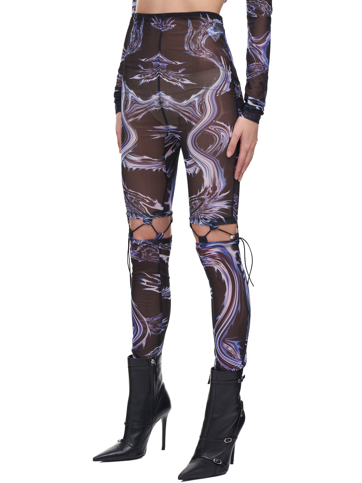 Second Life Marketplace - Set Of Shiny Leopard Print Leggings With Extra  Paint Splatters NO MESH