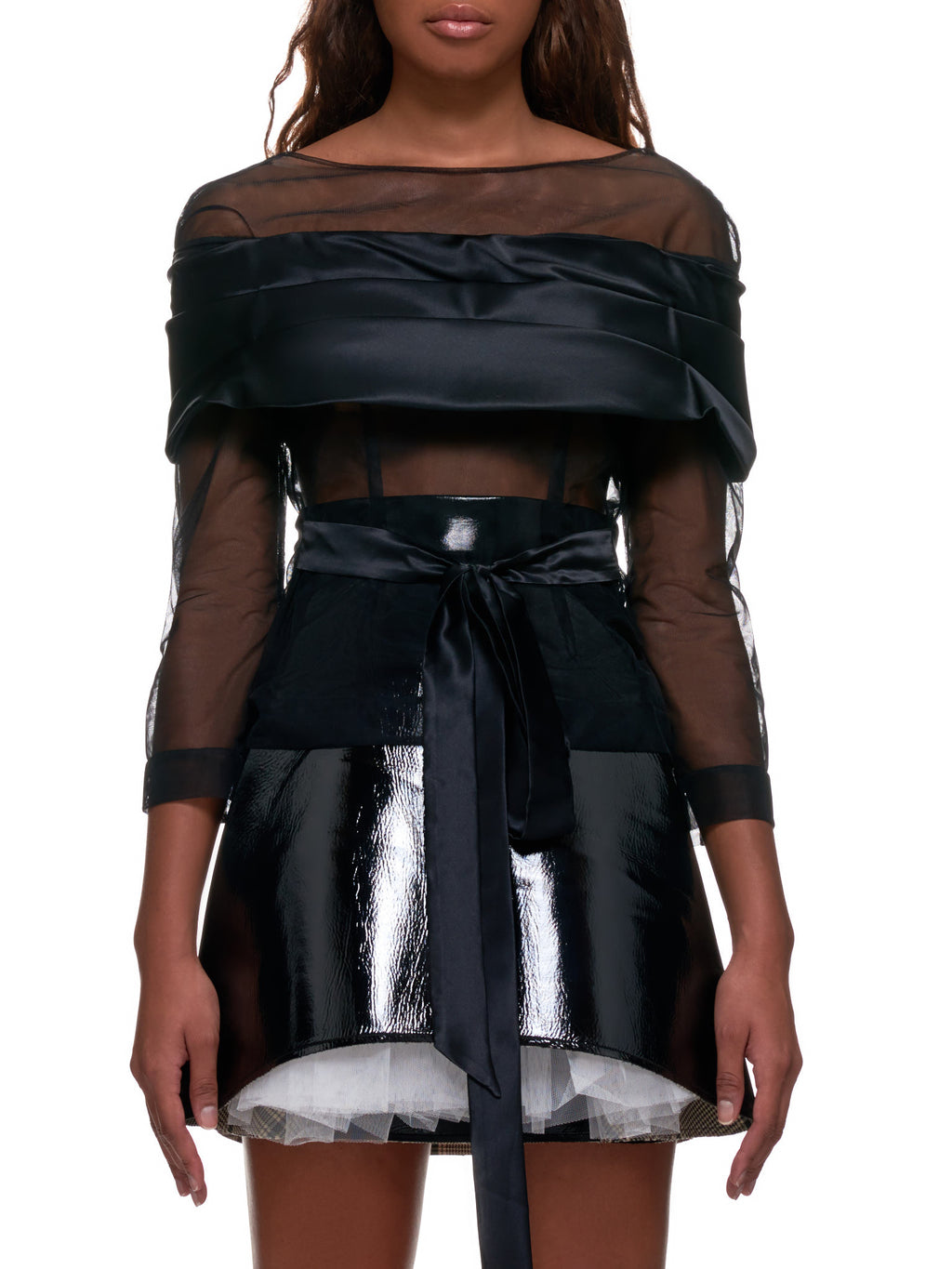 Simone Rocha Leather Bustier Top – Tulerie
