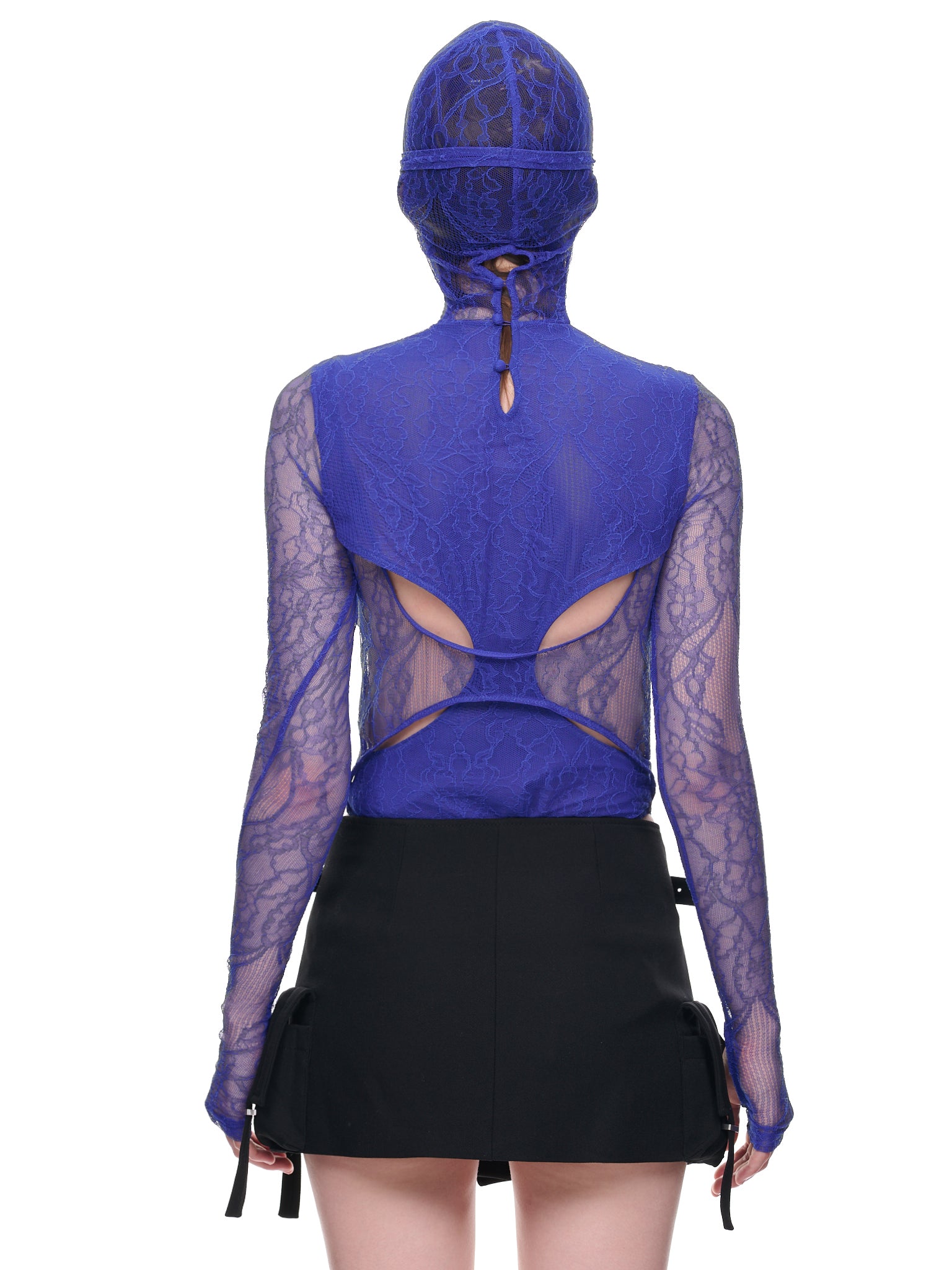 Delicate Lace Triangle Bodysuit 113