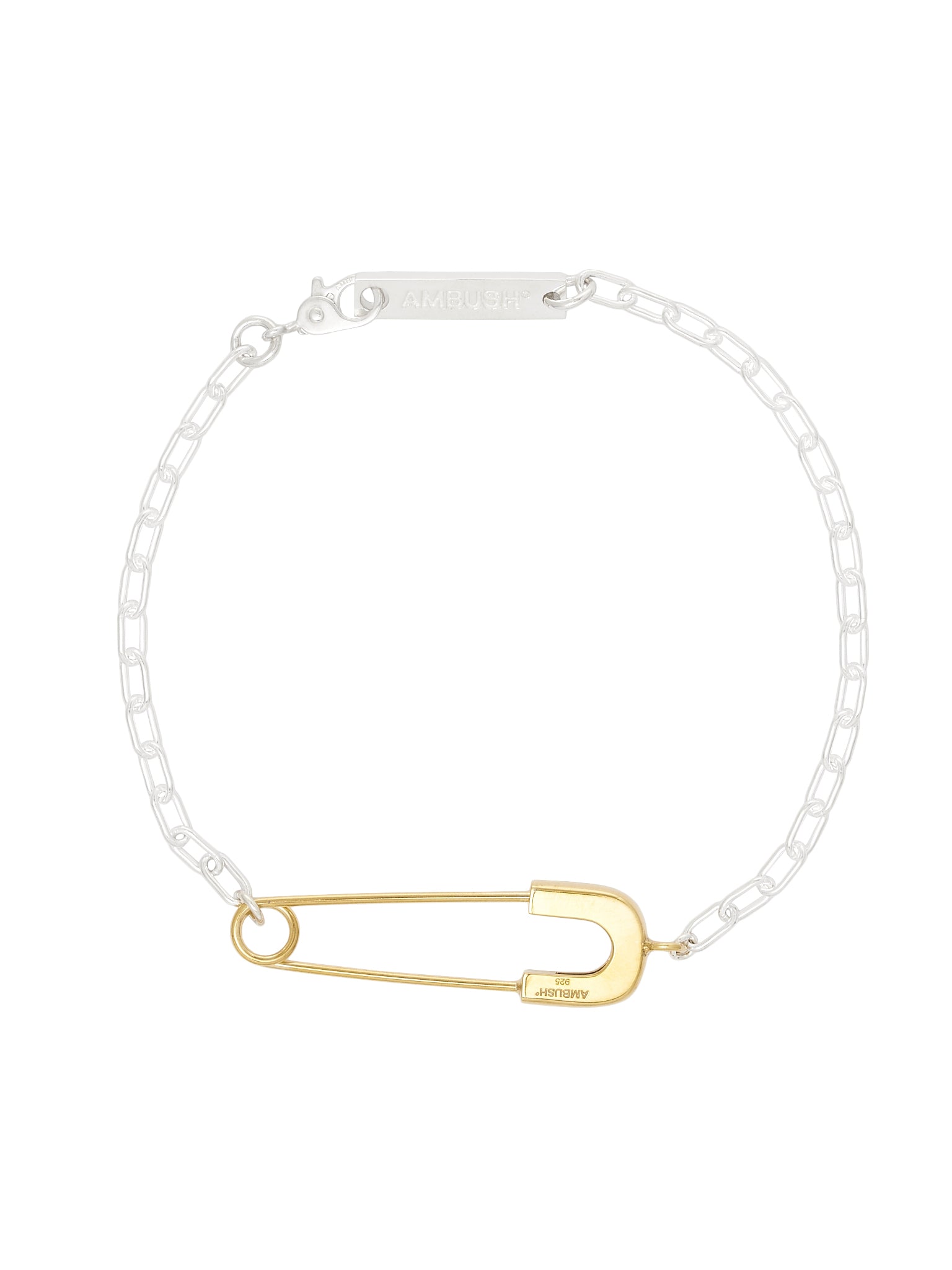 Amazon.com: Steve Madden Safety Pin Link Bracelet: Clothing, Shoes & Jewelry