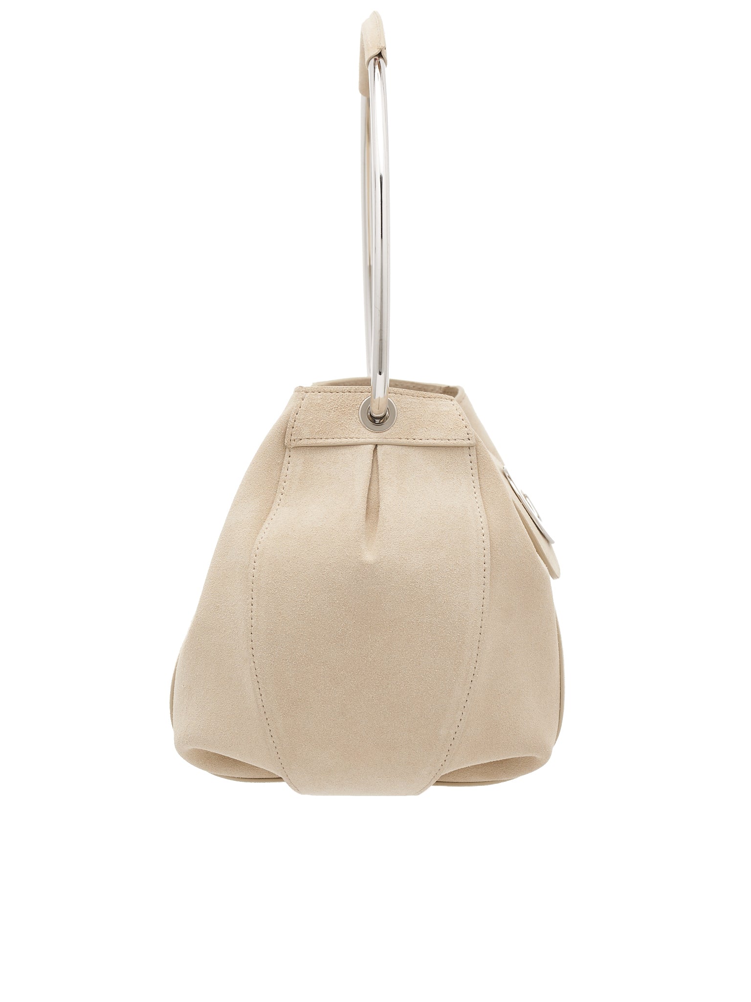 Coperni Ring Pouch Leather Tote Bag