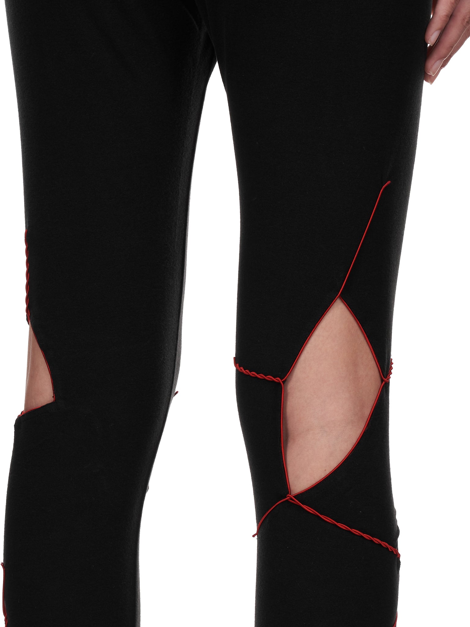 Bombshell Sportswear Dangerous 3 Strap Cutout Leggings Size XS Black