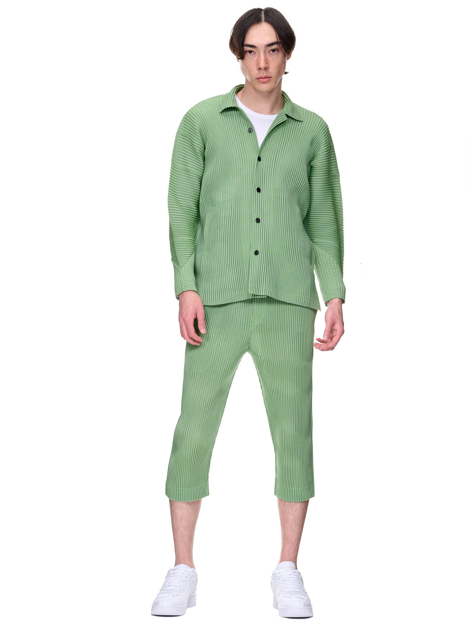 HOMME PLISSÉ ISSEY MIYAKE Leno Stripe Pants | H. Lorenzo