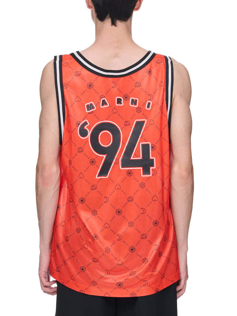 94 Basketball Jersey in Blue - Marni