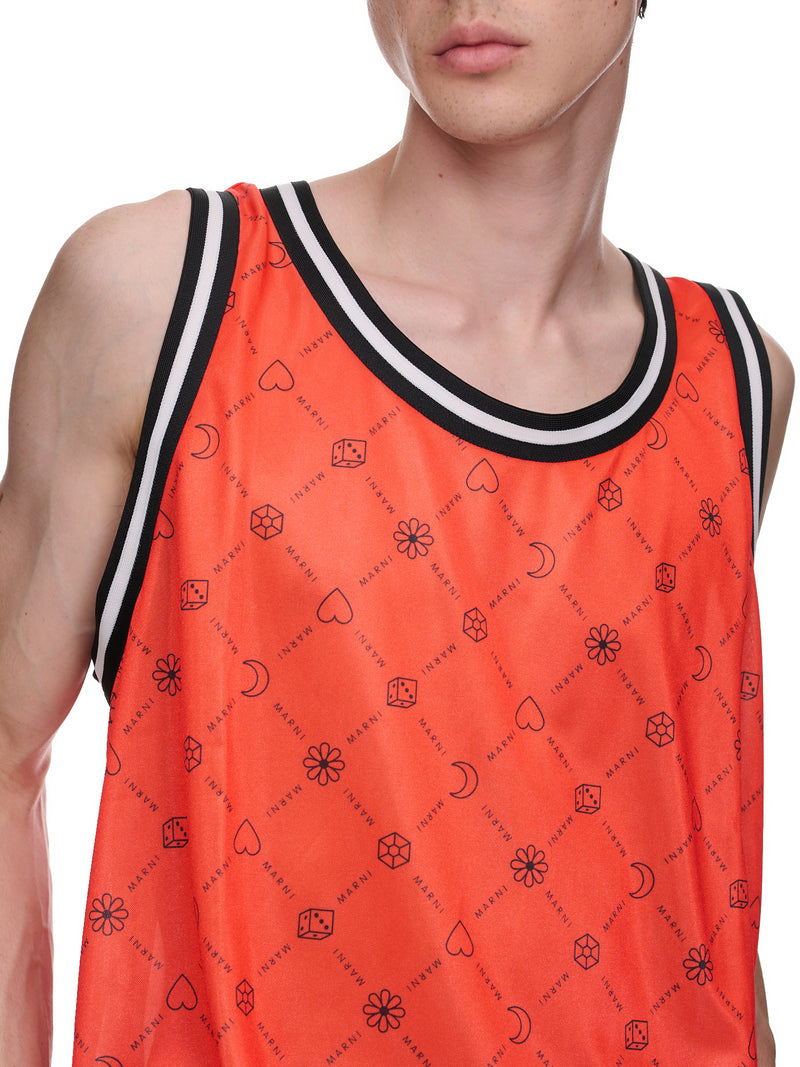 Marni '94 Basketball Jersey in Blue for Men