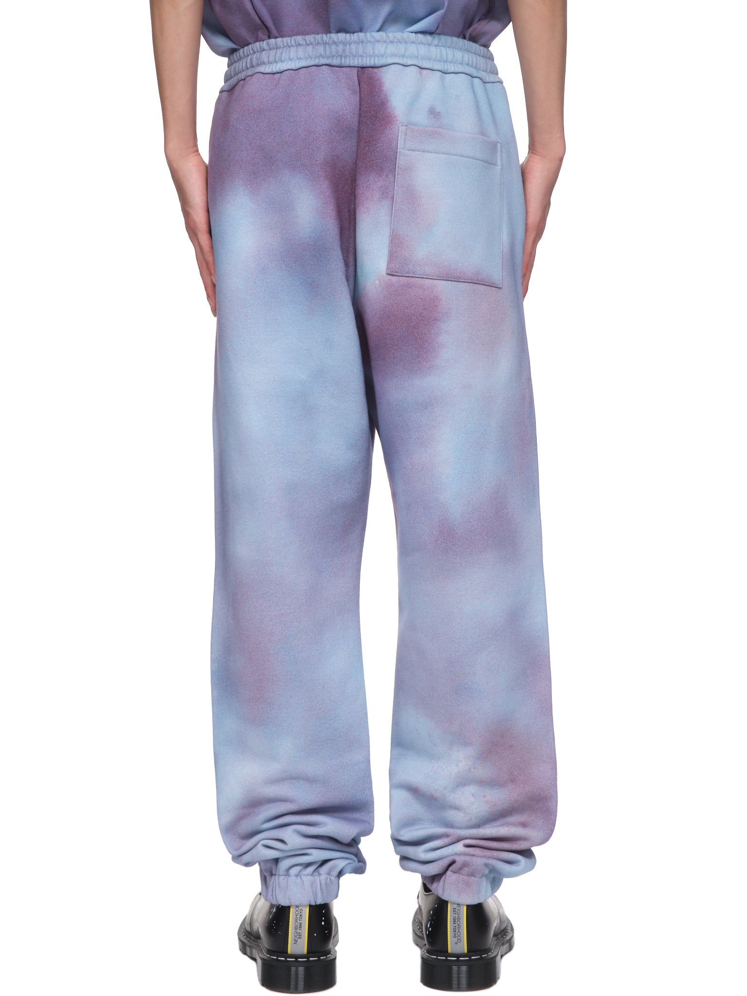 Louis Vuitton D-Ring Detail Cashmere Jogging Pants Blue Grey. Size S0