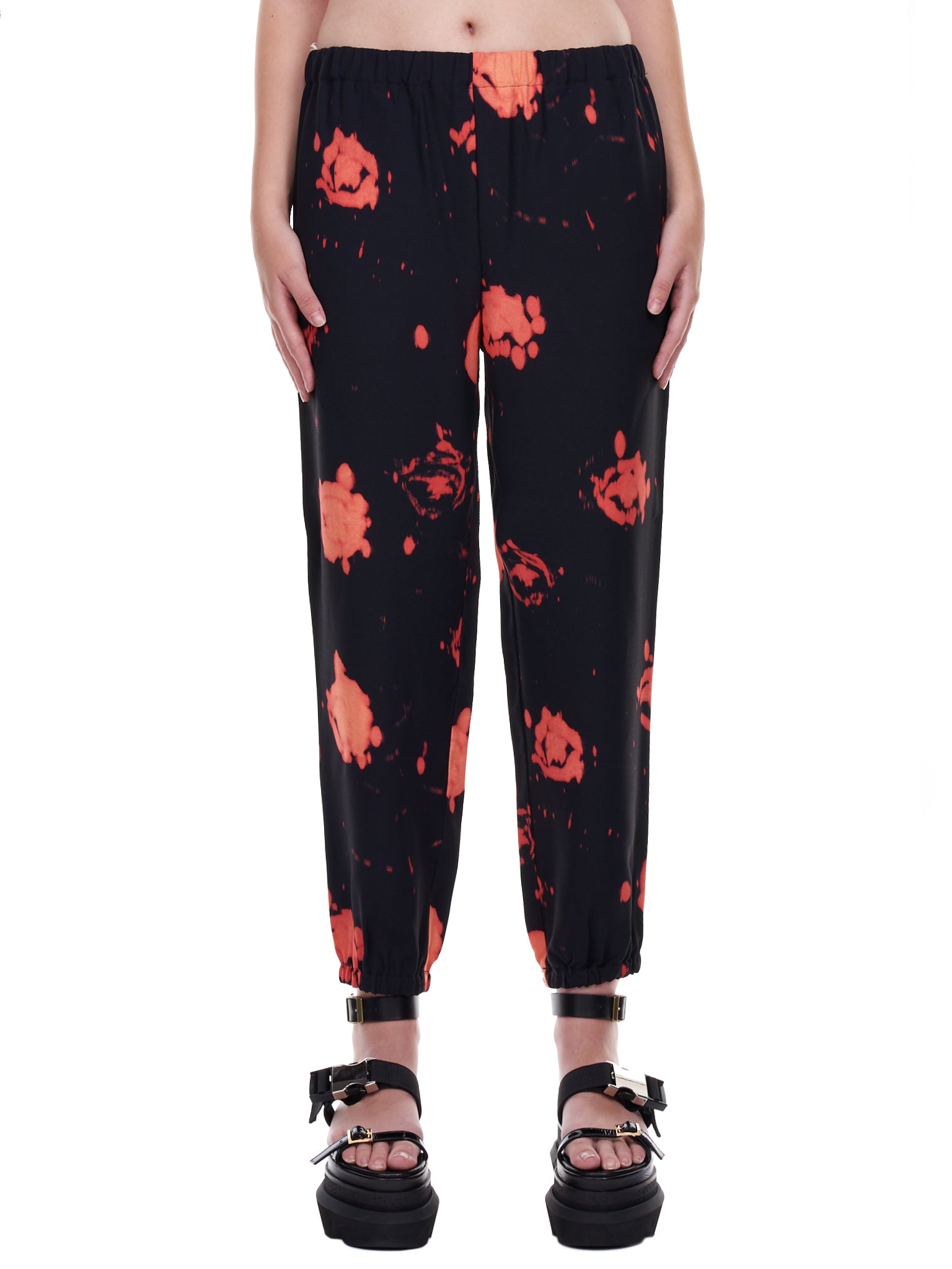 Marni Color Splash Viscose Trousers | H. Lorenzo - front