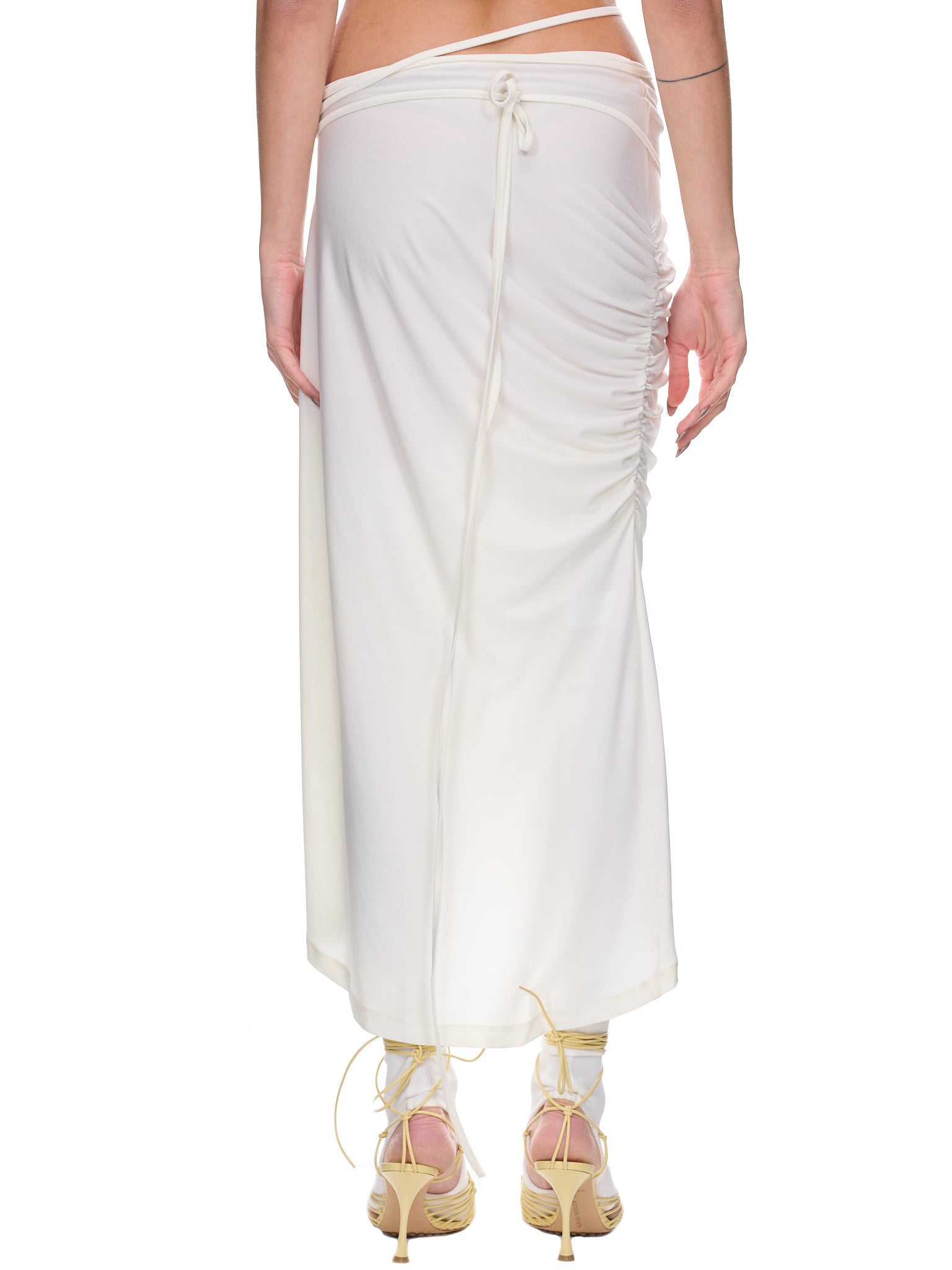 Asymmetric Skirt (S003-CREAM)