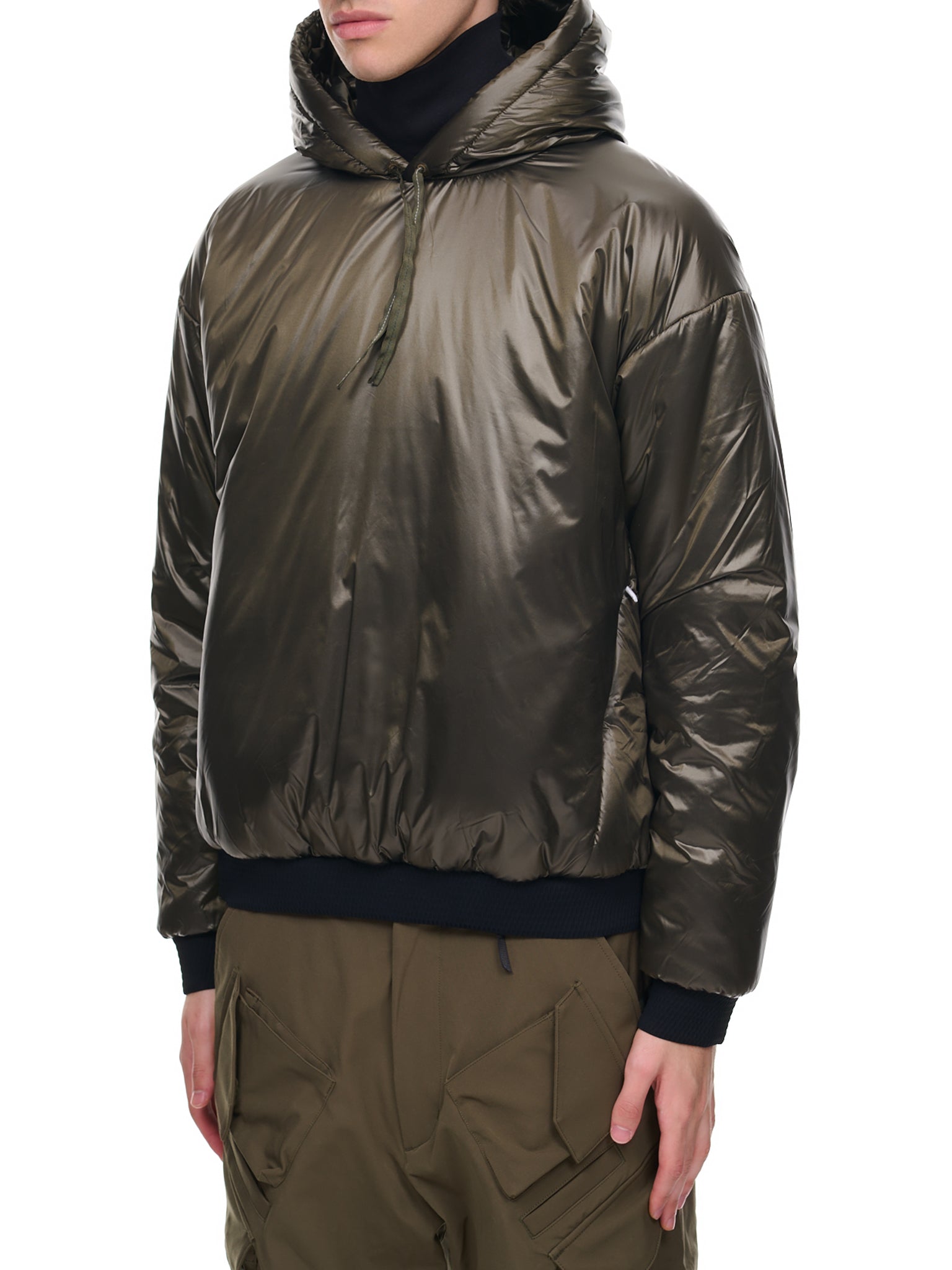 HD Nylon PrimaLoft® Insulated Hooded Jacket (S31-PX-RAF-GREEN)