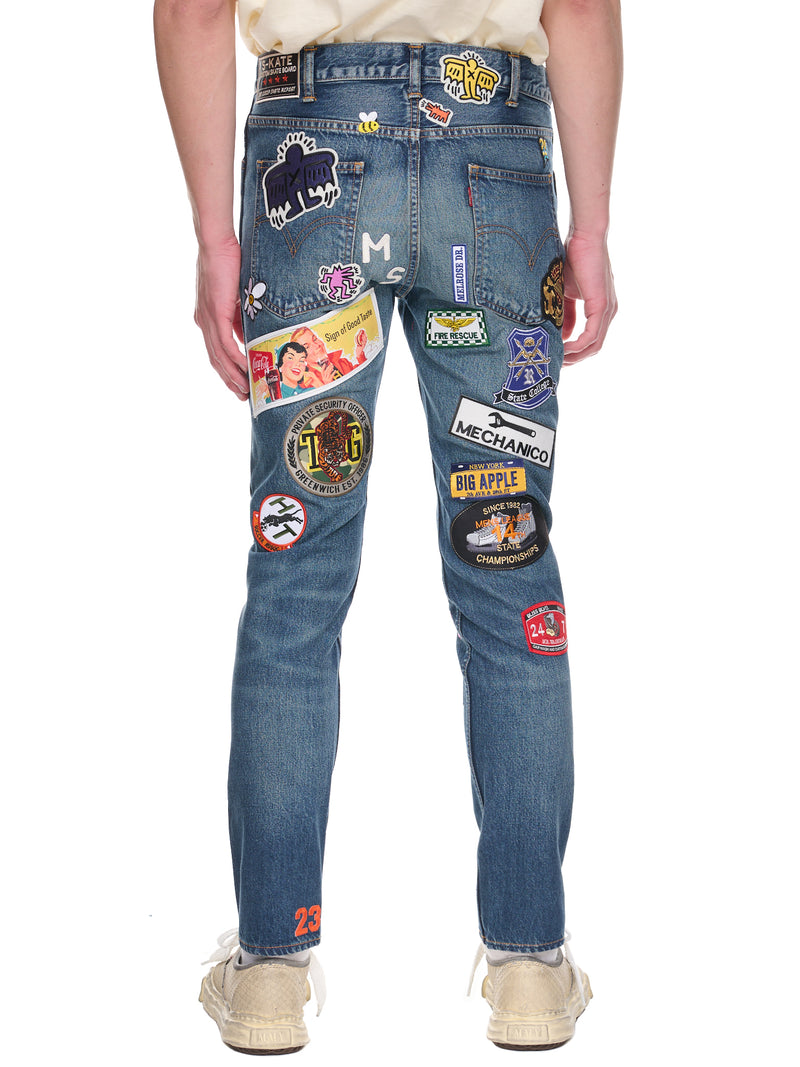 Junya Watanabe Man | H.Lorenzo|Patches Jeans (WK-P207-051-INDIGO), L / Indigo